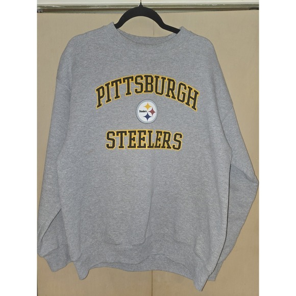 Other - Pittsburgh Steelers NFL Team Apparel Crewneck Sweatshirt Gray Size XLWorth...